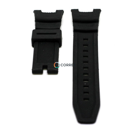 Каучуковый ремешок для часов Casio SGW-100 черный RKCA-006 - 7